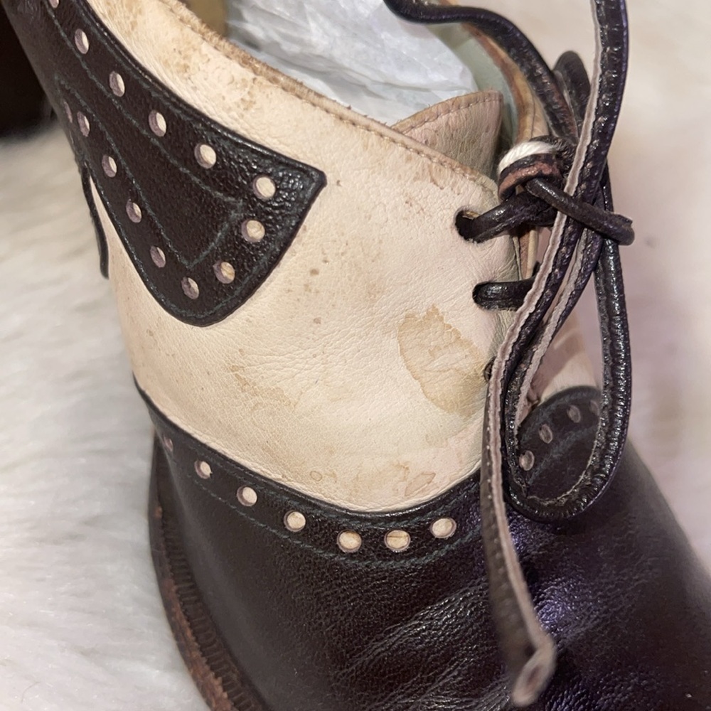 True vintage Oxford block heeled shoe - Picture 5 of 13
